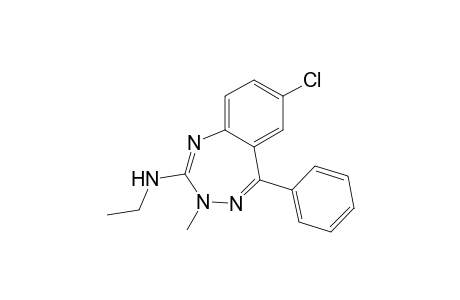 (7-chloro-3-methyl-5-phenyl-1,3,4-benzotriazepin-2-yl)-ethyl-amine