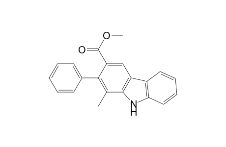 9H-Carbazole-3-carboxylic acid, 1-methyl-2-phenyl-, methyl ester