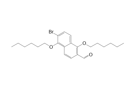 6-Formyl-2-bromo-1,5-bis(hexyloxy)naphthalene