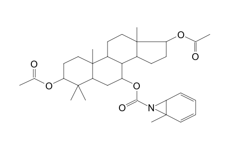 1-Methyl-7-azabicyclo[4.1.0]hepta-2,4-diene-7-carboxylic acid, 3,17-diacetoxy-4,4,10,13-tetramethylhexadecahydrocyclopenta[a]phenanthrene