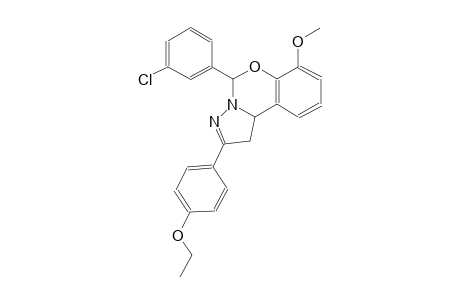 pyrazolo[1,5-c][1,3]benzoxazine, 5-(3-chlorophenyl)-2-(4-ethoxyphenyl)-1,10b-dihydro-7-methoxy-