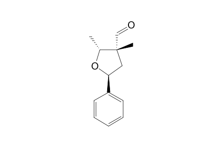 (2RS,3RS,5SR)-2,3-DIMETHYL-5-PHENYL-TETRAHYDROFURAN-3-CARBALDEHYDE