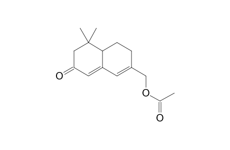 Acetic acid 5,5-dimethyl-7-oxo-3,4,4a,5,6,7-hexahydro-naphthalen-2-ylmethyl ester