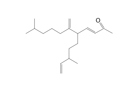 (E)-10-methyl-6-methylene-5-(3-methylpent-4-en-1-yl)undec-3-en-2-one