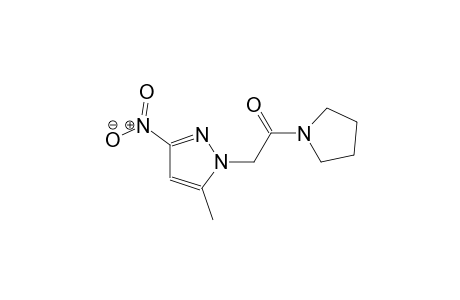 5-methyl-3-nitro-1-[2-oxo-2-(1-pyrrolidinyl)ethyl]-1H-pyrazole