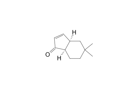 1H-Inden-1-one, 3a,4,5,6,7,7a-hexahydro-5,5-dimethyl-, cis-