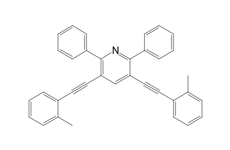2,6-Diphenyl-3,5-bis(o-tolylethynyl)pyridine