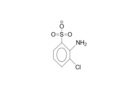 2-Amino-3-chloro-benzenesulphonic acid, anion
