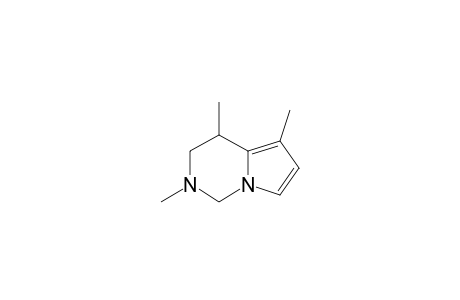 1,2,3,4-TETRAHYDRO-2,4,5-TRIMETHYLPYRROLO-[1.2-C]-PYRIMIDINE