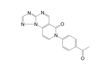 pyrido[3,4-e][1,2,4]triazolo[1,5-a]pyrimidin-6(7H)-one, 7-(4-acetylphenyl)-