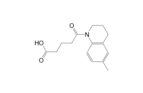 5-(6-methyl-3,4-dihydro-1(2H)-quinolinyl)-5-oxopentanoic acid