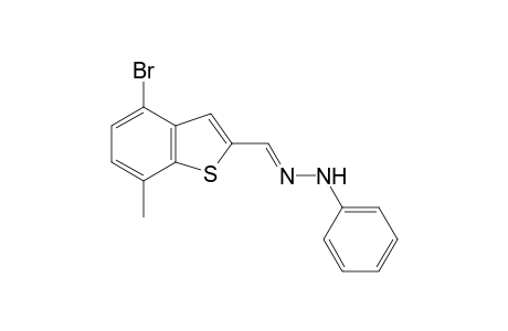 4-bromo-7-methylbenzo[b]thiophene-2-carboxaldehyde, phenylhydrazone