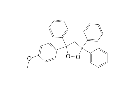 1,2-Dioxolane, 3-(4-methoxyphenyl)-3,5,5-triphenyl-
