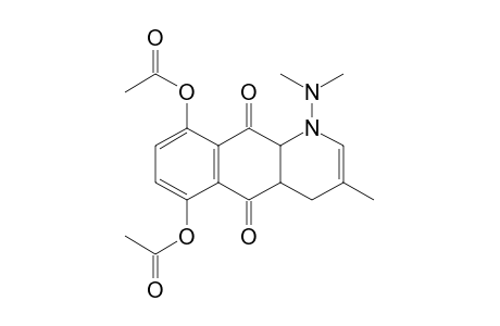 5,8-Diacetoxy-1-dimethylamino-3-methyl-1,4,4a,9a-tetrahydro-1-azaanthracene-9,10-dione