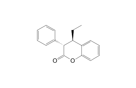trans-3-Phenyl-4-ethyl-3,4-dihydro-coumarin