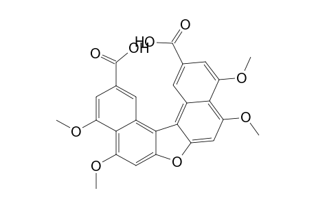 Dinaphtho[2,1-b:1',2'-d]furan-2,12-dicarboxylic acid, 4,5,9,10-tetramethoxy-