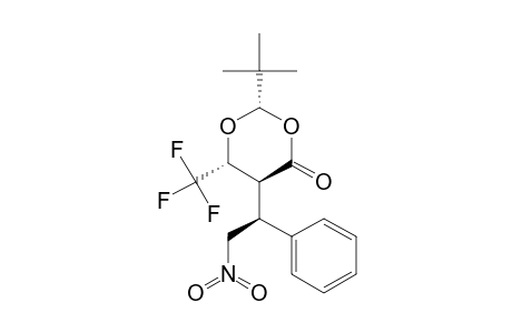 1'S,2S,5S,6R-5-(2'-Nitro-1'-phenylethyl)-2-(t-butyl)-6-(trifluoromethyl)-1,3-dioxan-4-one