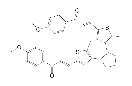 1,2-Bis[2-methyl-5-(2-(4-methoxybenzoyl)ethenyl)thiophen-3-y]cyclopentene
