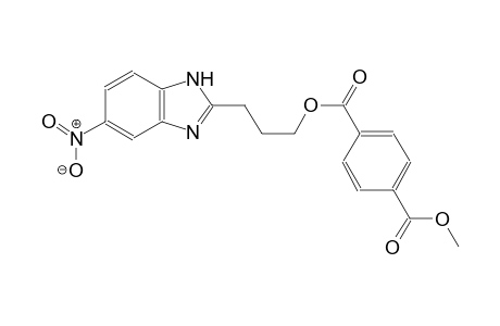 1-methyl 4-[3-(5-nitro-1H-benzimidazol-2-yl)propyl] terephthalate