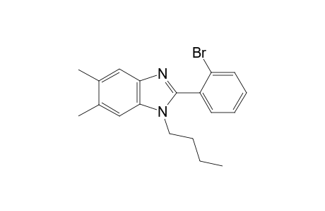 2-(2-Bromophenyl)-1-butyl-5,6-dimethyl-1H-benzoimidazole