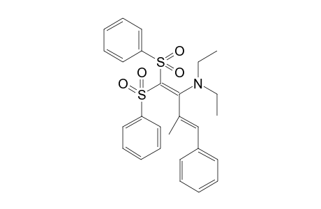 (E)-2-(Diethylamino)-3-methyl-4-phenyl-1,1-bis(phenylsulfonyl)-1,3-butadiene