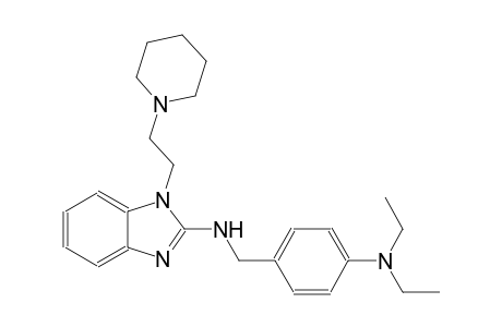 N-[4-(diethylamino)benzyl]-1-[2-(1-piperidinyl)ethyl]-1H-benzimidazol-2-amine