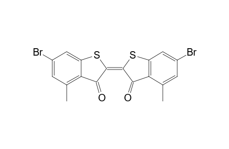 Benzo[b]thiophen-3(2H)-one, 6-bromo-2-(6-bromo-4-methyl-3-oxobenzo[b]thien-2(3H)-ylidene)-4-methyl-