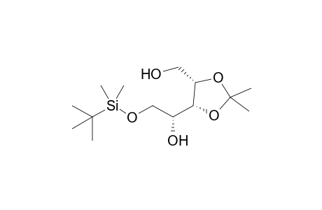 (1R)-2-[tert-butyl(dimethyl)silyl]oxy-1-[(4R,5S)-2,2-dimethyl-5-methylol-1,3-dioxolan-4-yl]ethanol