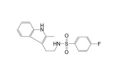 benzenesulfonamide, 4-fluoro-N-[2-(2-methyl-1H-indol-3-yl)ethyl]-