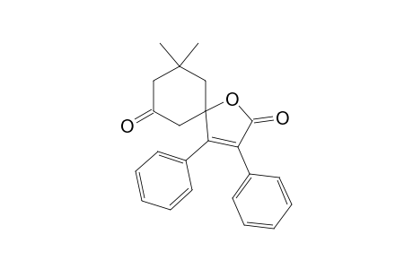 1-Oxaspiro[4.5]dec-3-ene-2,7-dione, 9,9-dimethyl-3,4-diphenyl-