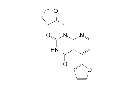 pyrido[2,3-d]pyrimidine-2,4(1H,3H)-dione, 5-(2-furanyl)-1-[(tetrahydro-2-furanyl)methyl]-