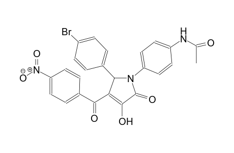 N-{4-[2-(4-bromophenyl)-4-hydroxy-3-(4-nitrobenzoyl)-5-oxo-2,5-dihydro-1H-pyrrol-1-yl]phenyl}acetamide