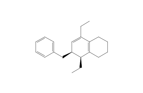 (cis)-2-Benzyl-1,4-diethyl-1,2,5,6,7,8-hexahydronaphthalene