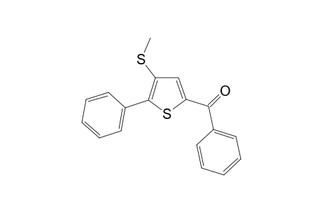 (4-(Methylthio)-5-phenylthiophen-2-yl)(phenyl)methanone