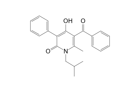 5-Benzoyl-4-hydroxy-1-isobutyl-6-methyl-3-phenyl-2(1H)-pyridinone