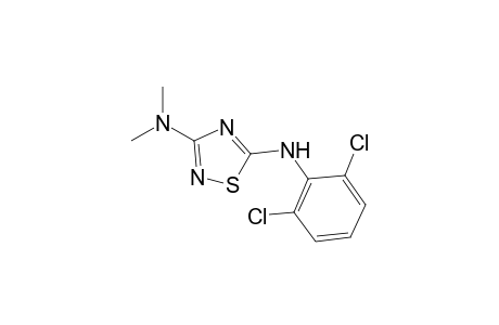 5-N-(2,6-dichlorophenyl)-3-N,3-N-dimethyl-1,2,4-thiadiazole-3,5-diamine