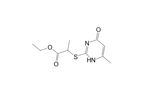Ethyl 2-[(4-methyl-6-oxo-1,6-dihydro-2-pyrimidinyl)sulfanyl]propanoate