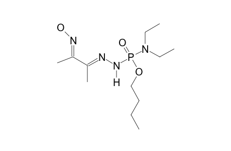 N,N-DIETHYLAMINO-O-BUTYL-2-(1-METHYL-2-OXOPROPYLIDENE)-PHOSPHONOHYDRAZIDO-OXIME