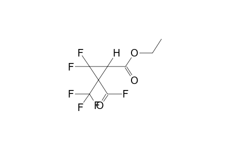 1-TRIFLUOROMETHYL-2-ETHOXYCARBONYL-3,3-DIFLUOROCYCLOPROPANECARBONYLFLUORIDE