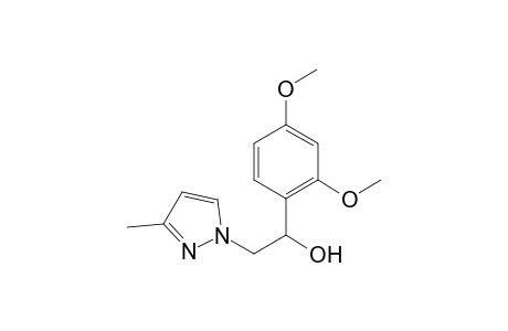 1-(2,4-dimethoxyphenyl)-2-(3-methyl-1-pyrazolyl)ethanol