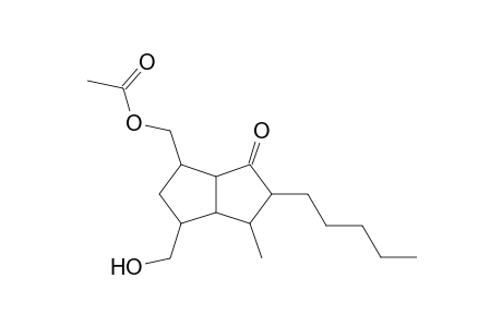 [4-Hydroxymethyl-2-pentyl-3-methyl-1-oxooctahydropentalen-6-yl]methyl acetate