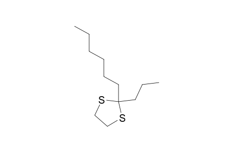 1,3-Dithiolane, 2-hexyl-2-propyl-