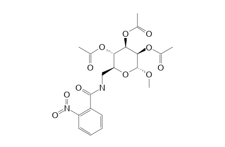 METHYL-6-(ORTHO-NITRO)-BENZAMIDYL-6-DEOXY-2,3,4-TRI-O-ACETYL-ALPHA-D-MANNOPYRANOSIDE