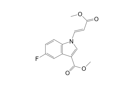 5-Fluoro-1-[(E)-3-keto-3-methoxy-prop-1-enyl]indole-3-carboxylic acid methyl ester