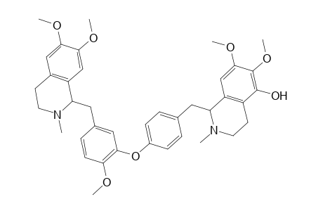 1-[4-[5-[(6,7-dimethoxy-2-methyl-3,4-dihydro-1H-isoquinolin-1-yl)methyl]-2-methoxy-phenoxy]benzyl]-6,7-dimethoxy-2-methyl-3,4-dihydro-1H-isoquinolin-5-ol