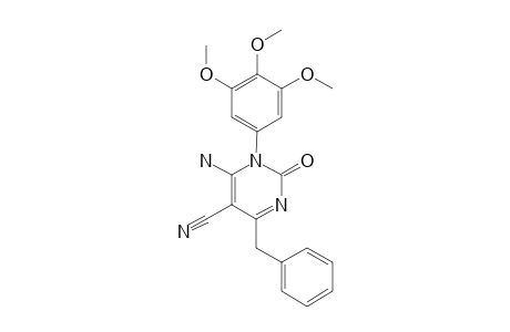 6-AMINO-4-BENZYL-5-CYANO-1-(3,4,5-TRIMETHOXYPHENYL)-2(1H)-PYRIMIDINONE