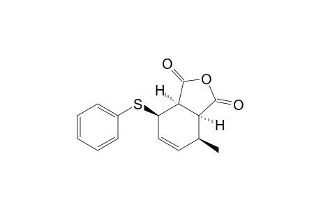 1,3-Isobenzofurandione, 3a,4,7,7a-tetrahydro-4-methyl-7-(phenylthio)-, (3a.alpha.,4.beta.,7.beta.,7a.alpha.)-