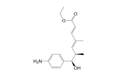 (2E,4E,6R,7R)-Ethyl 7-(4-Aminophenyl)-7-hydroxy-4,6-dimethylhepta-2,4-dienoate