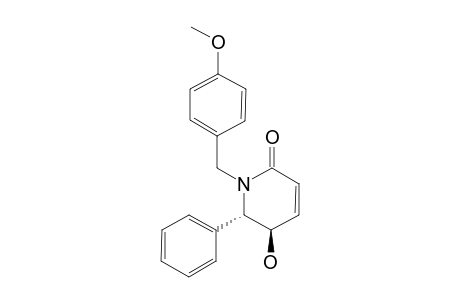 (TRANS)-(-)-(5R,6S)-5-HYDROXY-1-(4-METHOXYBENZYL)-6-PHENYL-5,6-DIHYDROPYRIDIN-2(1H)-ONE