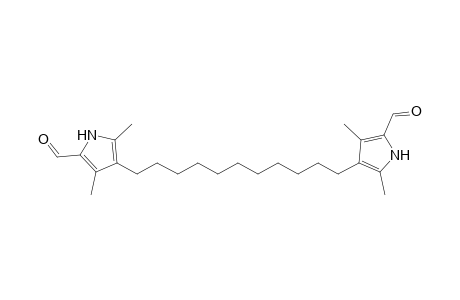 1,11-bis(5-formyl-2,4-dimethylpyrrol-3-yl)undecane